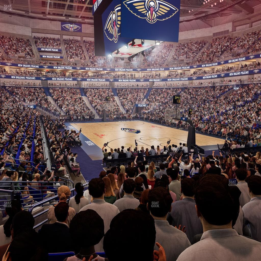 Smoothie King Center - Section 108 Seat View