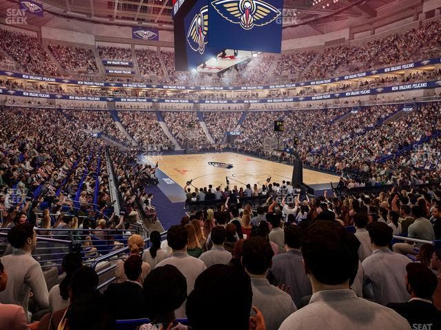Smoothie King Center - Section 108 Seat View