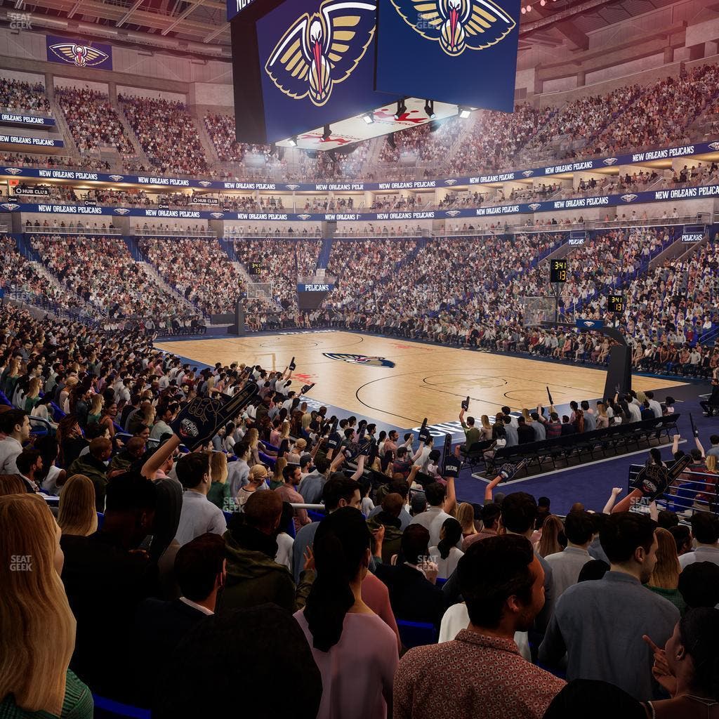 Smoothie King Center - Section 109 Seat View