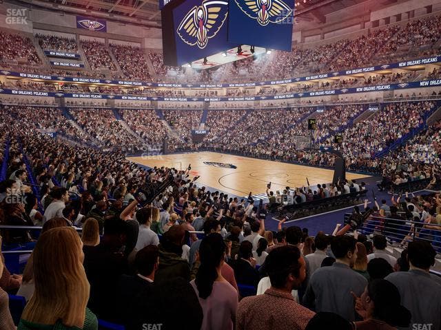Smoothie King Center - Section 109 Seat View