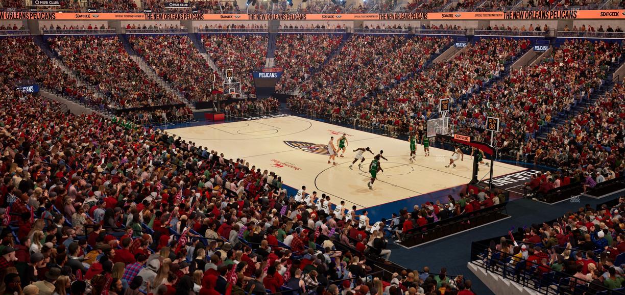 Smoothie King Center - Section 109 Seat View