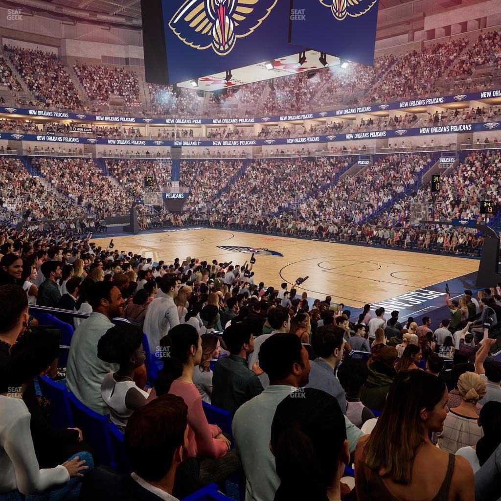 Smoothie King Center - Section 110 Seat View