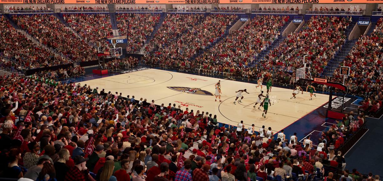 Smoothie King Center - Section 110 Seat View