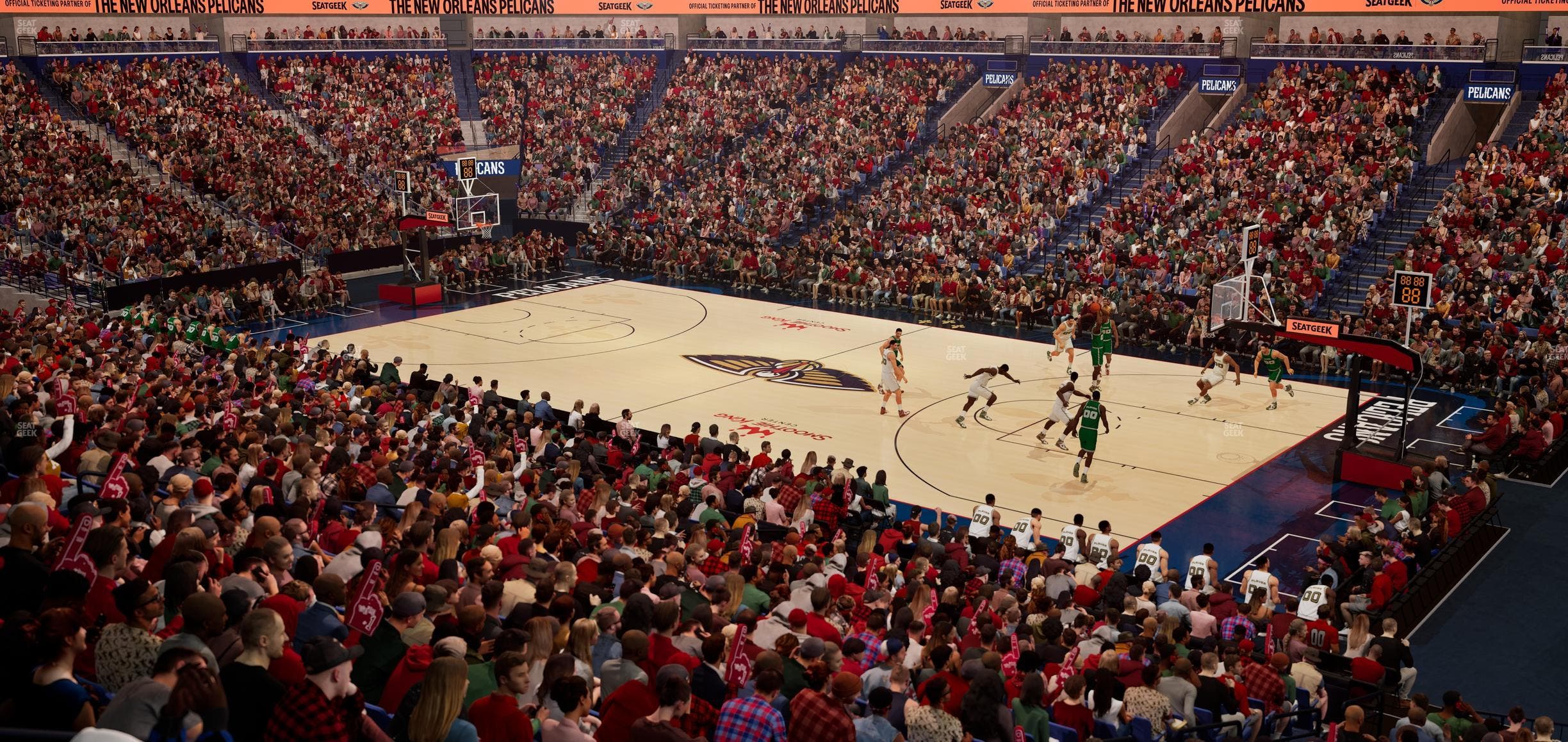 Smoothie King Center - Section 110 Seat View