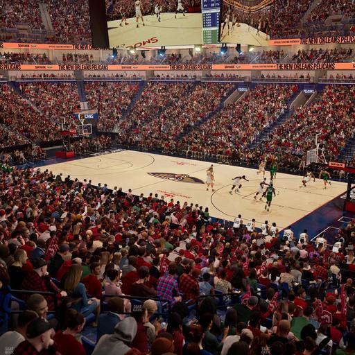 Smoothie King Center - Section 110 Seat View