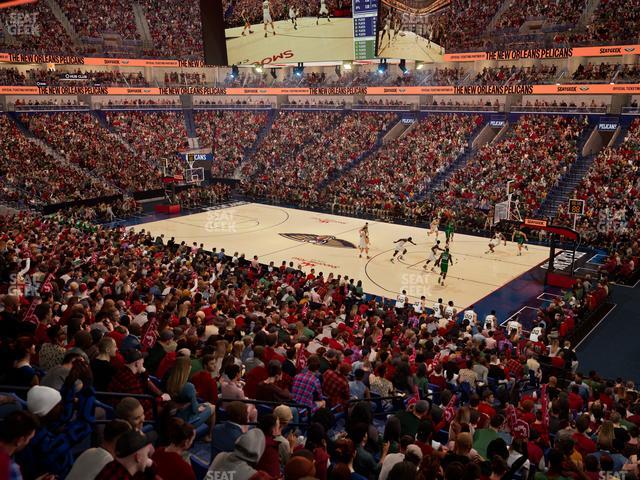 Smoothie King Center - Section 110 Seat View Smoothie King Center - Section 110 Seat View