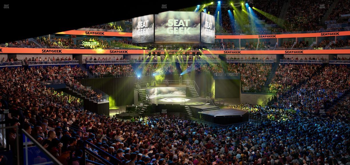 Smoothie King Center - Section 111 Seat View