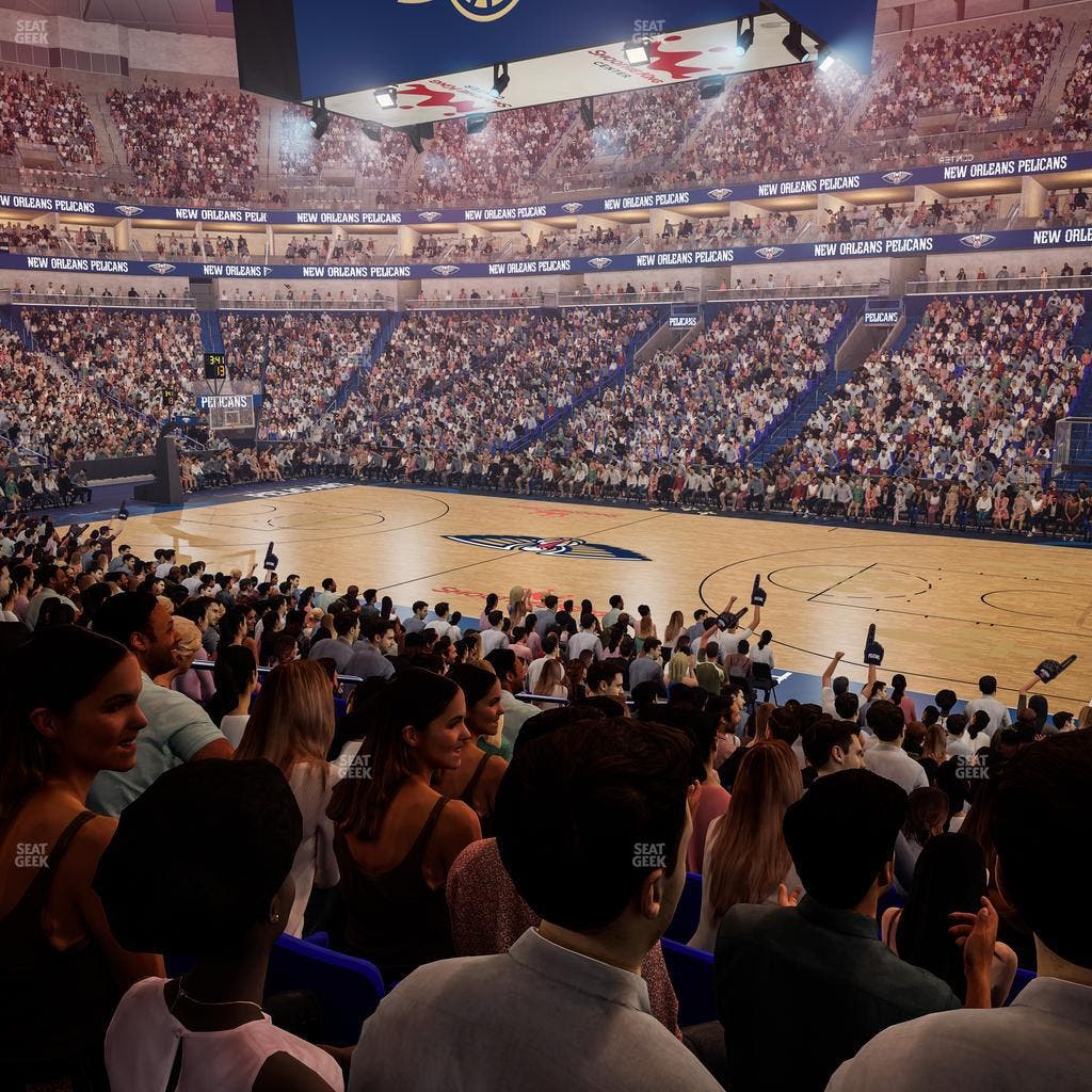Smoothie King Center - Section 111 Seat View
