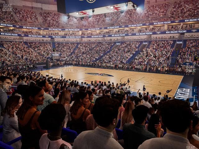 Smoothie King Center - Section 111 Seat View