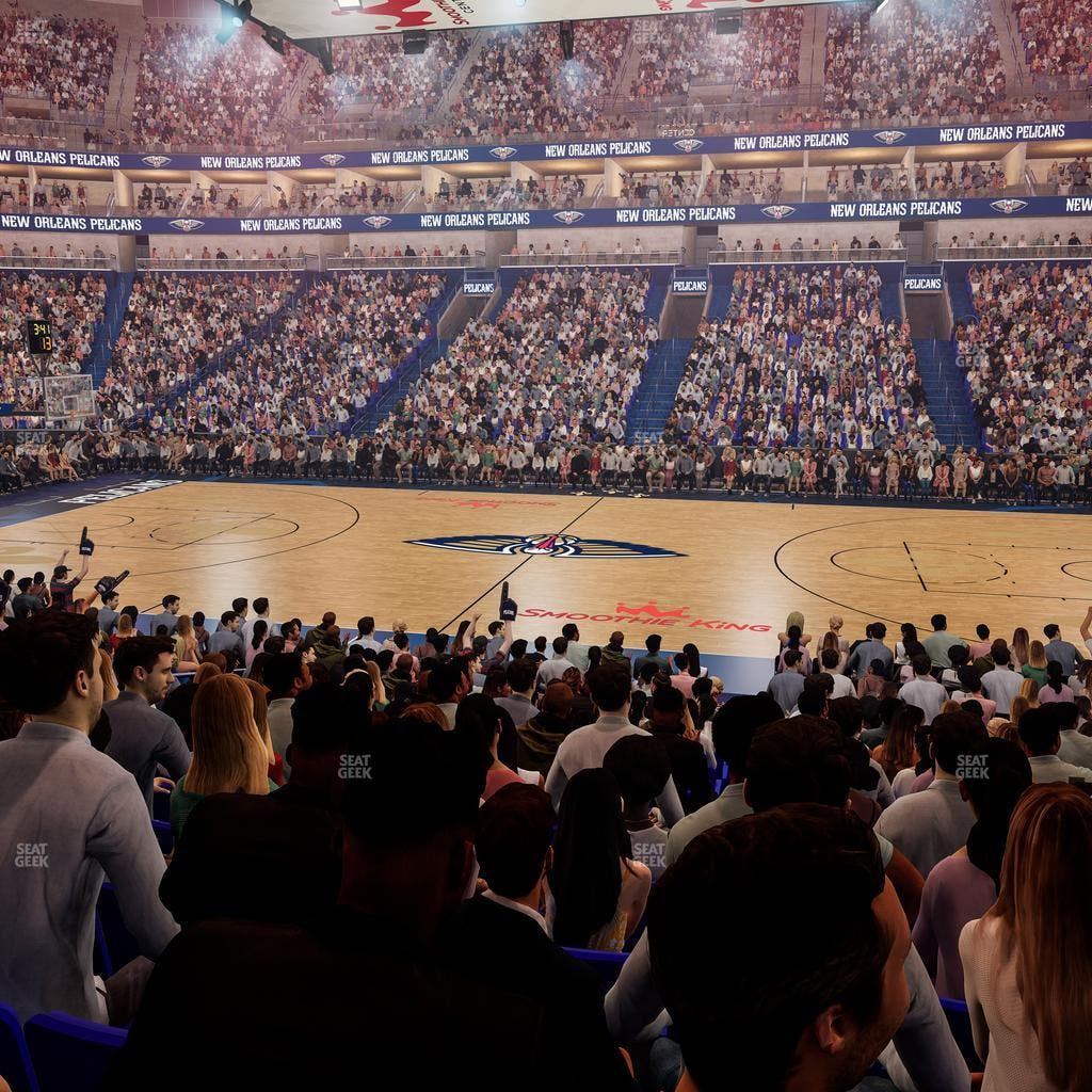 Smoothie King Center - Section 112 Seat View