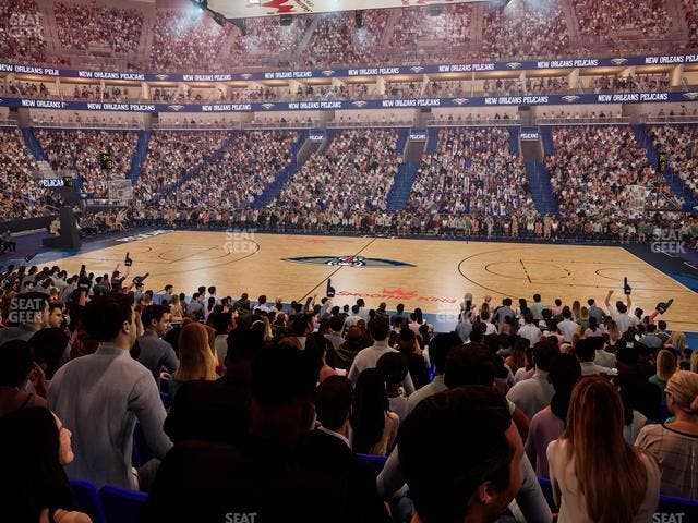Smoothie King Center - Section 112 Seat View