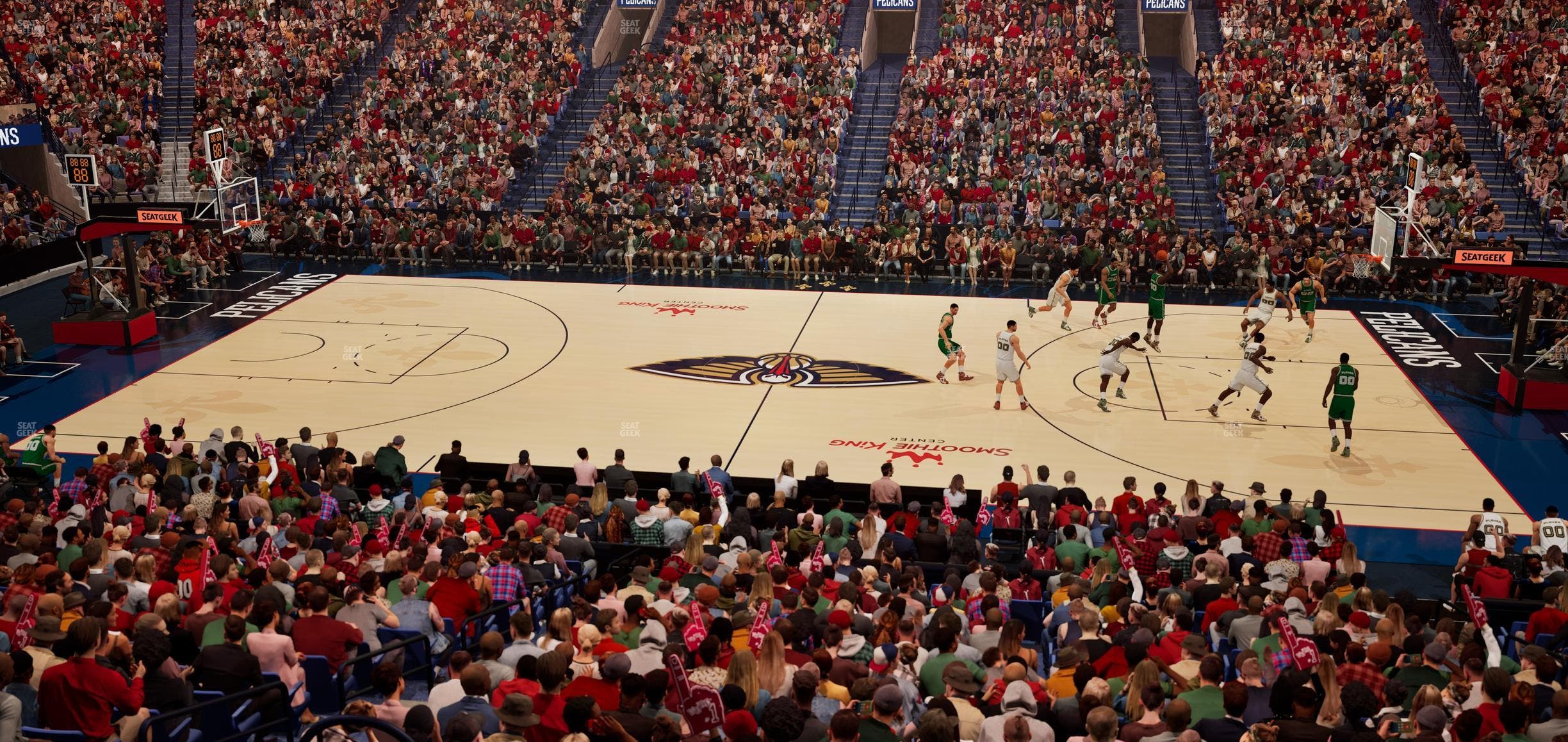 Smoothie King Center - Section 112 Seat View