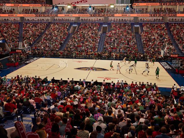 Smoothie King Center - Section 112 Seat View Smoothie King Center - Section 112 Seat View