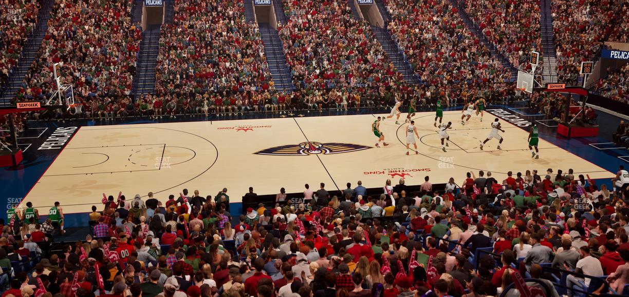 Smoothie King Center - Section 113 Seat View