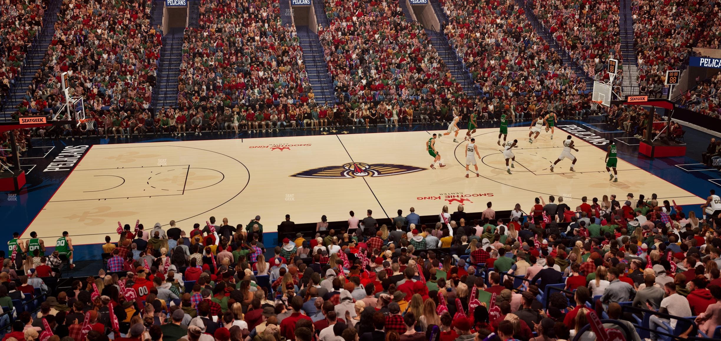 Smoothie King Center - Section 113 Seat View