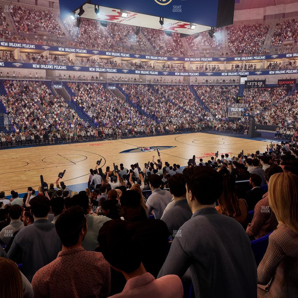 Smoothie King Center - Section 114 Seat View