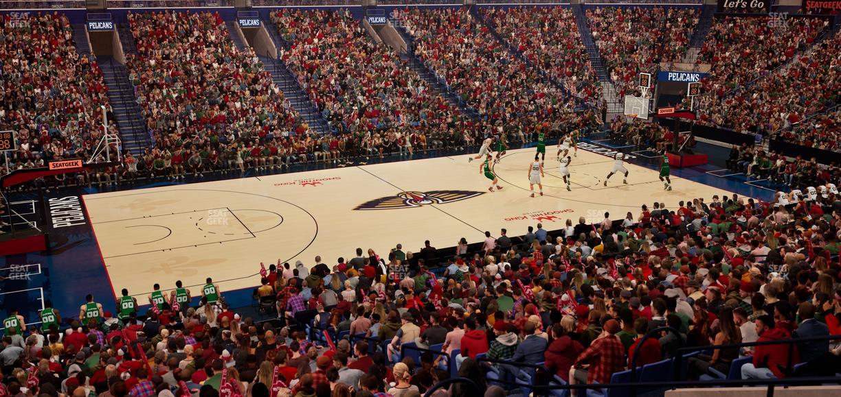 Smoothie King Center - Section 114 Seat View
