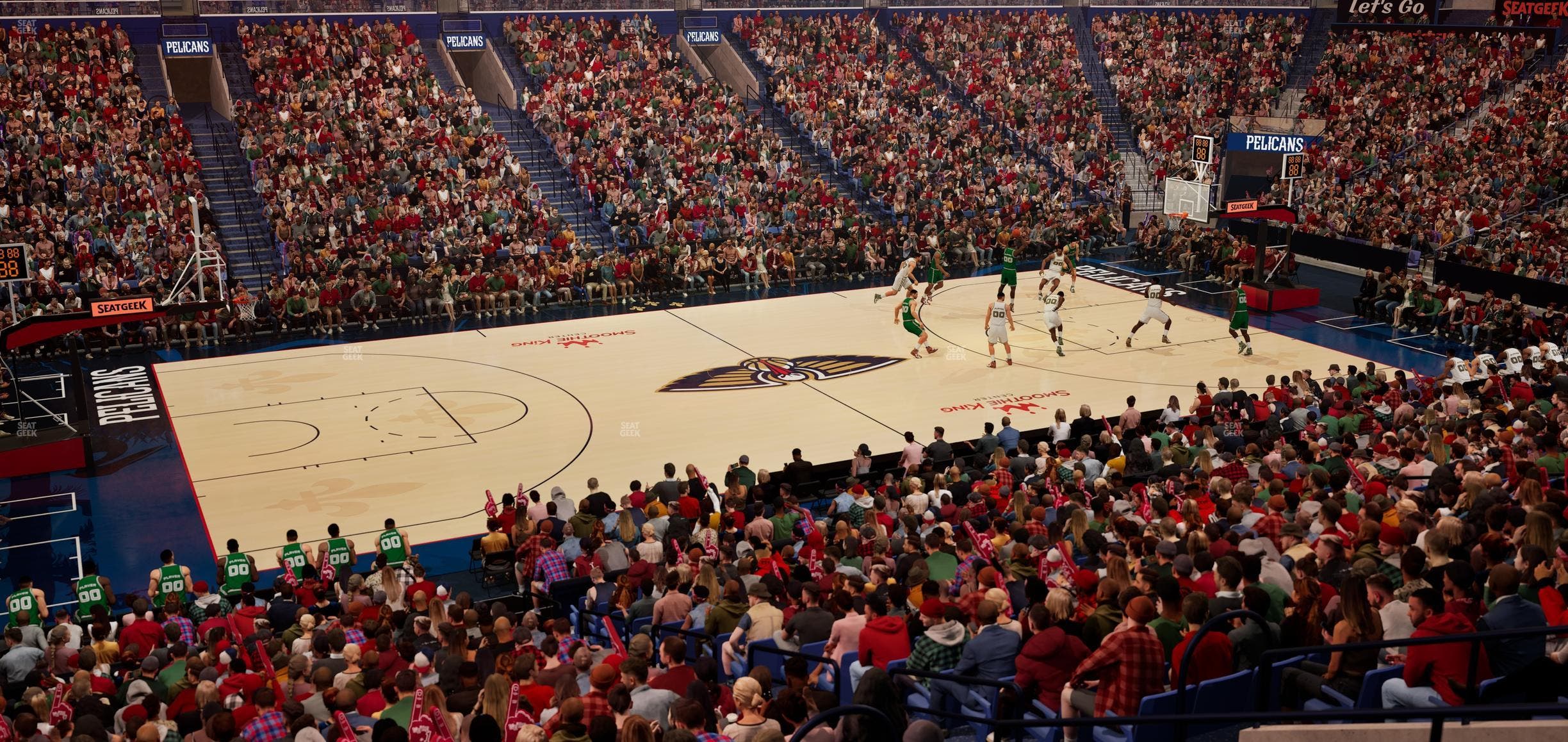 Smoothie King Center - Section 114 Seat View