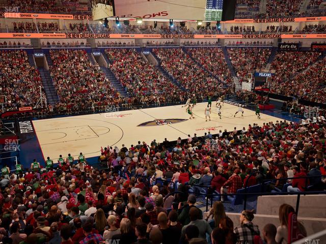 Smoothie King Center - Section 114 Seat View Smoothie King Center - Section 114 Seat View