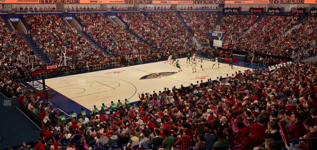 Smoothie King Center - Section 115 Seat View