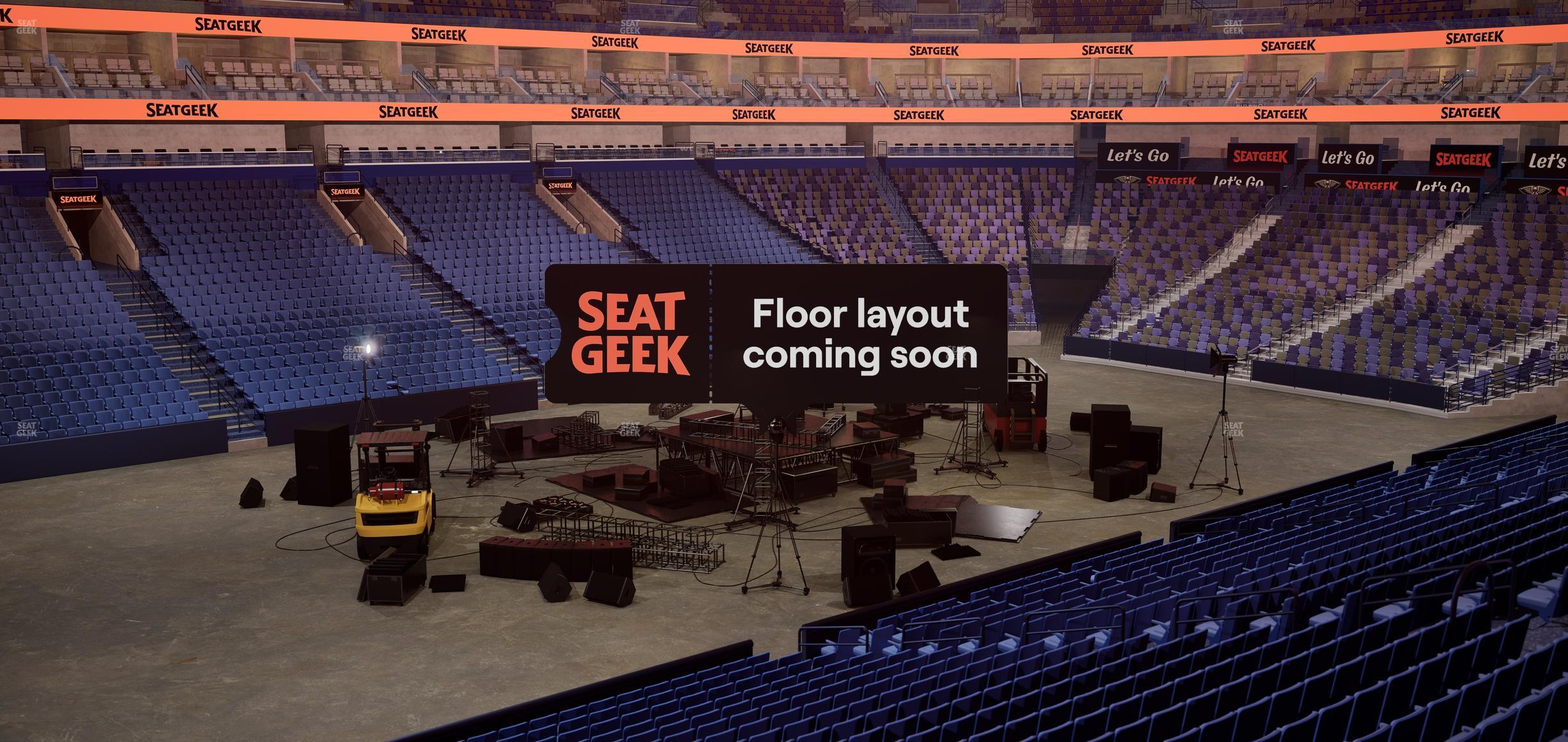 Smoothie King Center - Section 115 Seat View