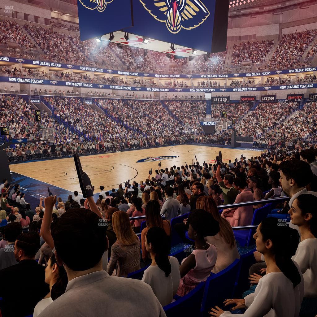 Smoothie King Center - Section 115 Seat View