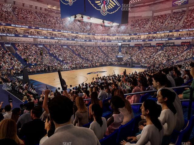 Smoothie King Center - Section 115 Seat View