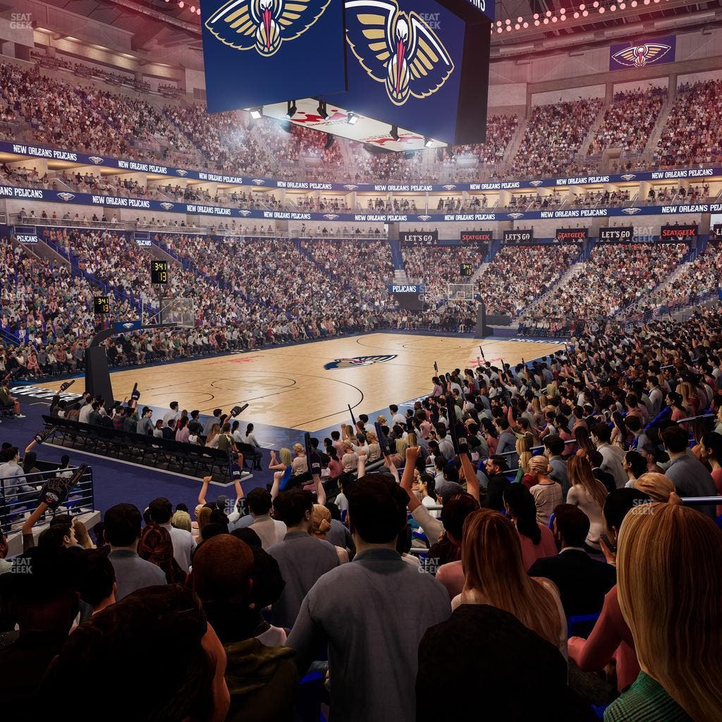 Smoothie King Center - Section 116 Seat View