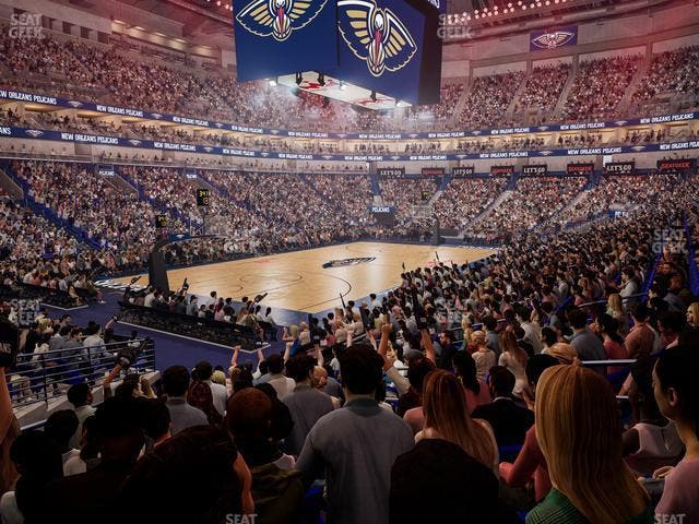 Smoothie King Center - Section 116 Seat View