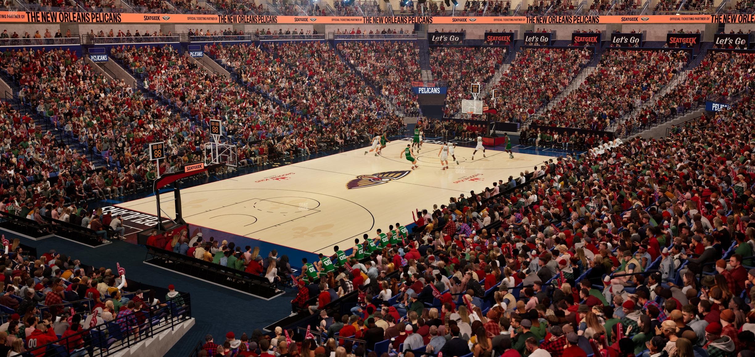 Smoothie King Center - Section 116 Seat View