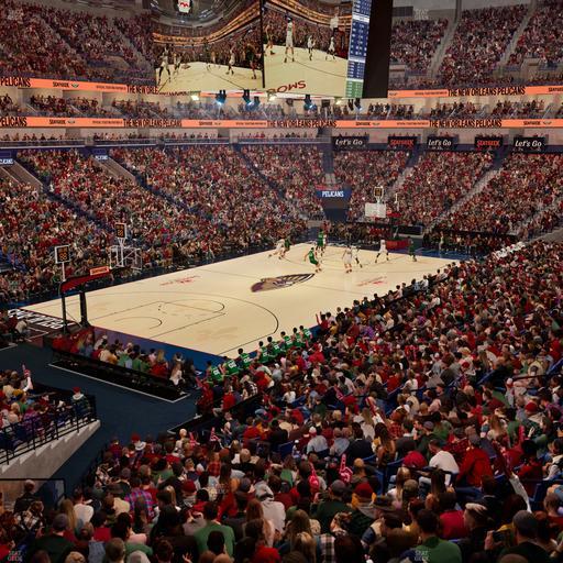 Smoothie King Center - Section 116 Seat View