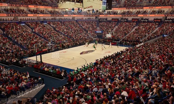 Smoothie King Center - Section 116 Seat View