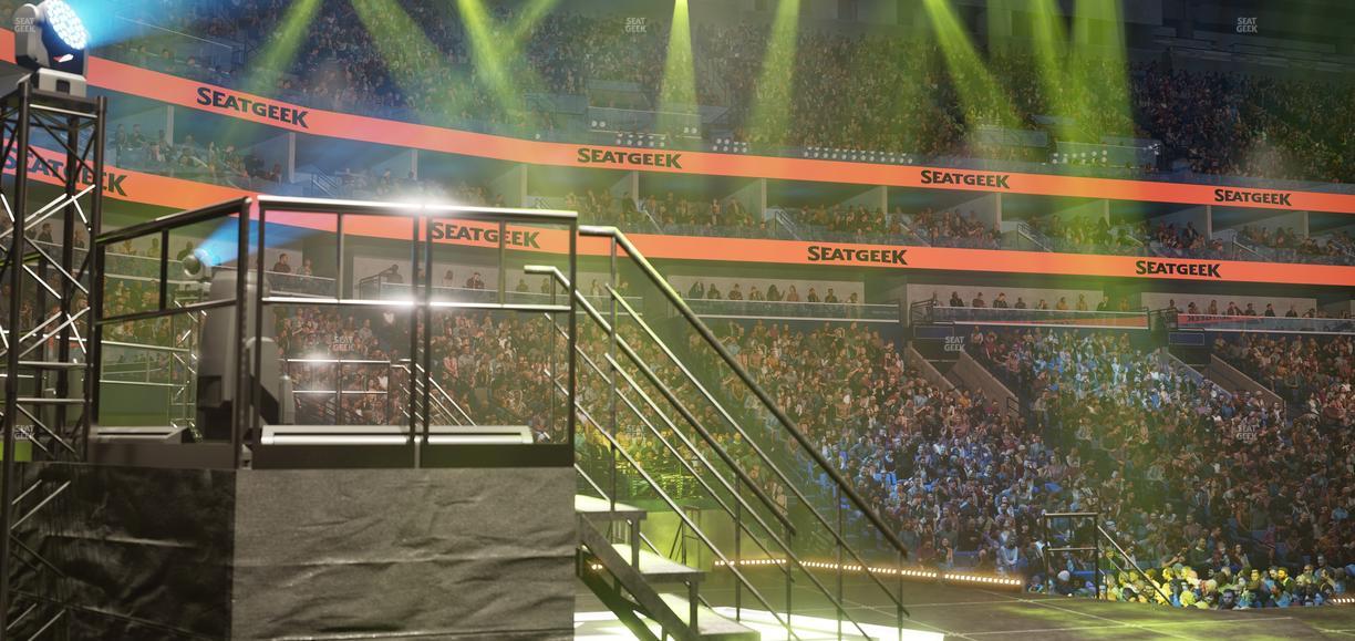 Smoothie King Center - Section 117 Seat View