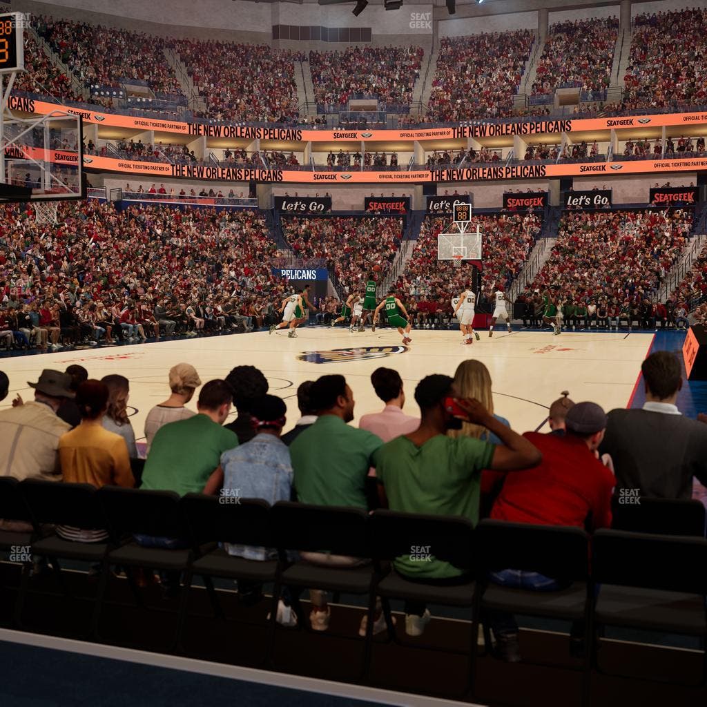 Smoothie King Center - Section 117 Seat View