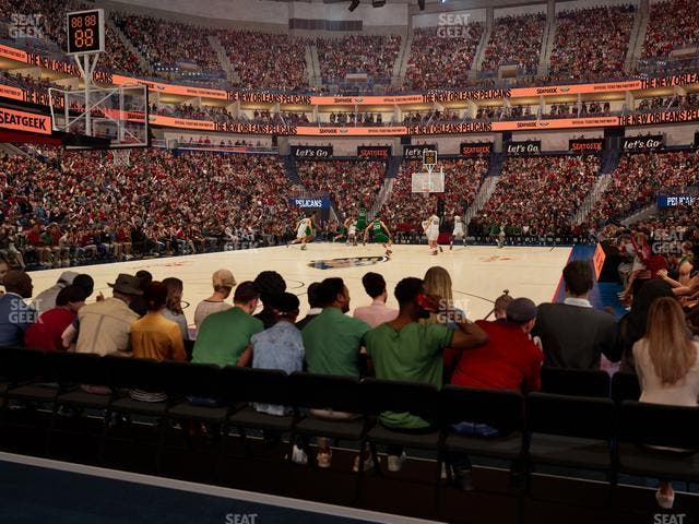 Smoothie King Center - Section 117 Seat View