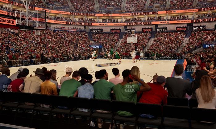 Smoothie King Center - Section 117 Seat View