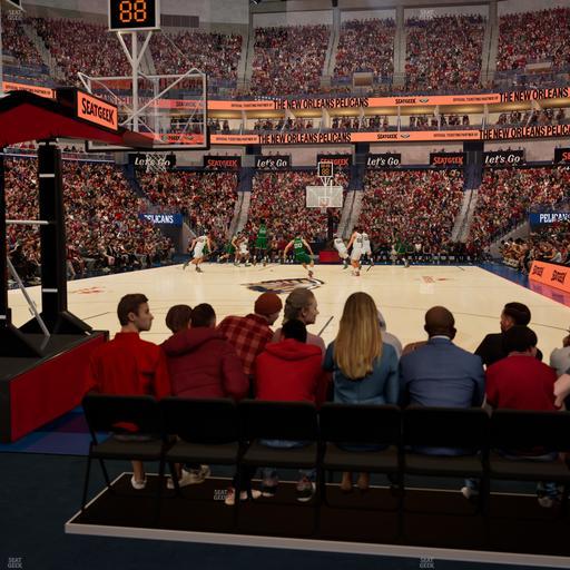 Smoothie King Center - Section 118 Seat View