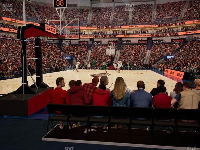Smoothie King Center - Section 118 Seat View Smoothie King Center - Section 118 Seat View