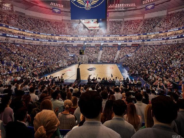 Smoothie King Center - Section 118 Seat View