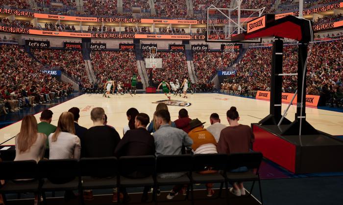 Smoothie King Center - Section 119 Seat View