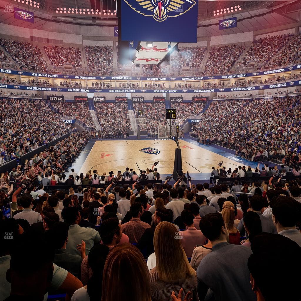 Smoothie King Center - Section 119 Seat View