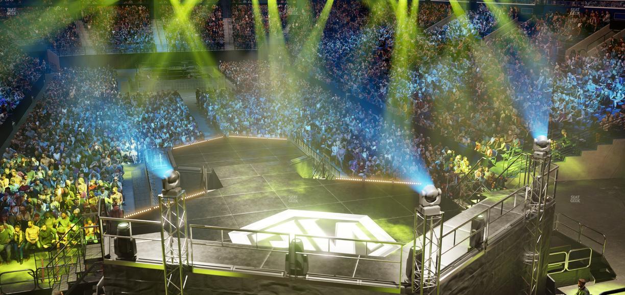 Smoothie King Center - Section 119 Seat View