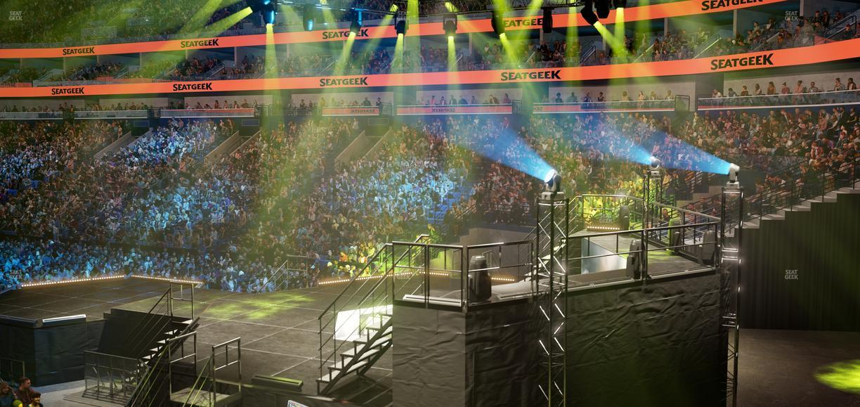 Smoothie King Center - Section 120 Seat View