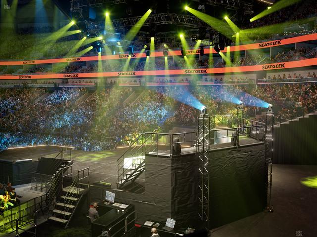 Smoothie King Center - Section 120 Seat View