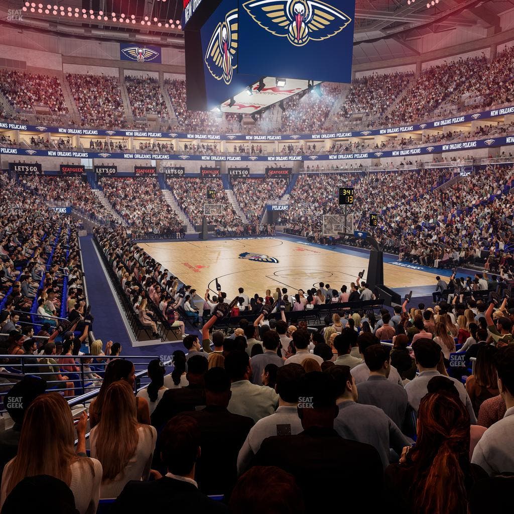 Smoothie King Center - Section 120 Seat View