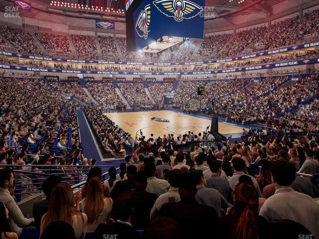 Smoothie King Center - Section 120 Seat View