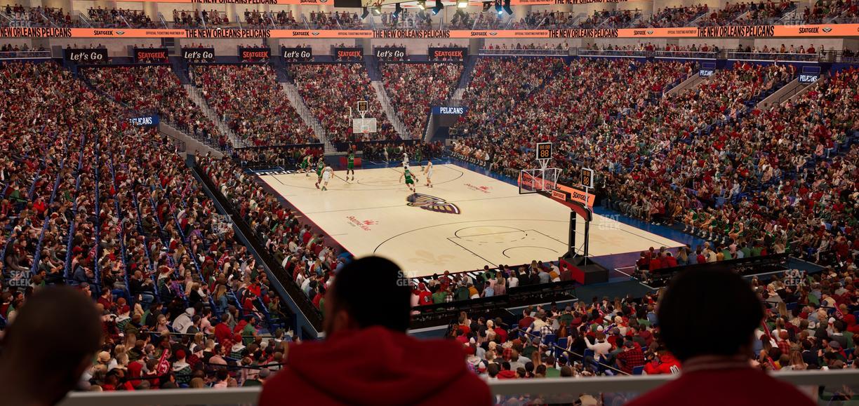 Smoothie King Center - Section 120 Seat View