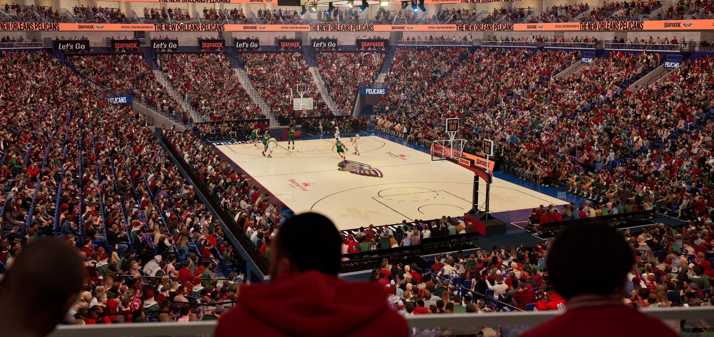 Smoothie King Center - Section 120 Seat View