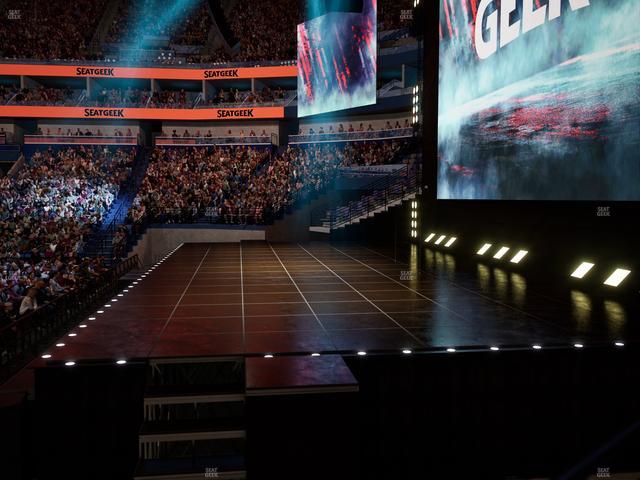 Smoothie King Center - Section 121 Seat View