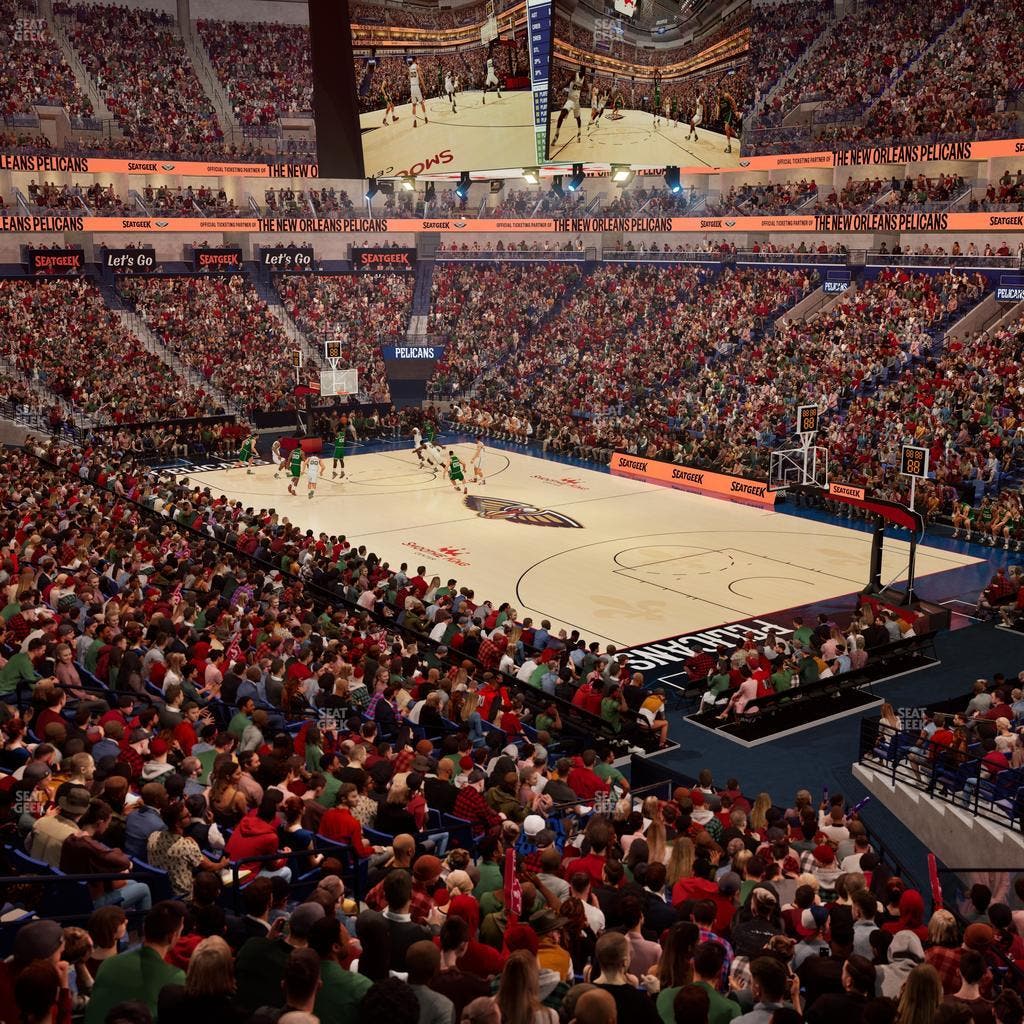 Smoothie King Center - Section 121 Seat View